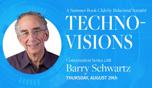 Recording: A Techno-Visions Conversation with Barry Schwartz